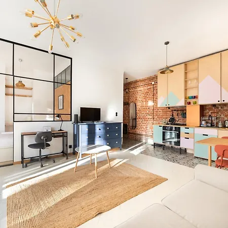 Saska Kepa Loft Style Apartment Warsaw Exterior photo